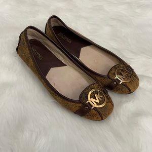 Michael Kors leather flats